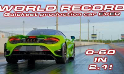 McLaren 765LT-quarter-mile-dragtimes