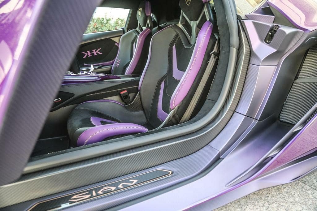 Violet Lamborghini Sian-Qatar Royal-2