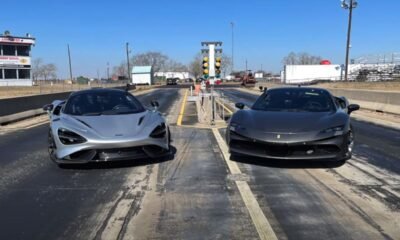 Ferari SF90 Stradale-vs-McLaren 765LT-drag race