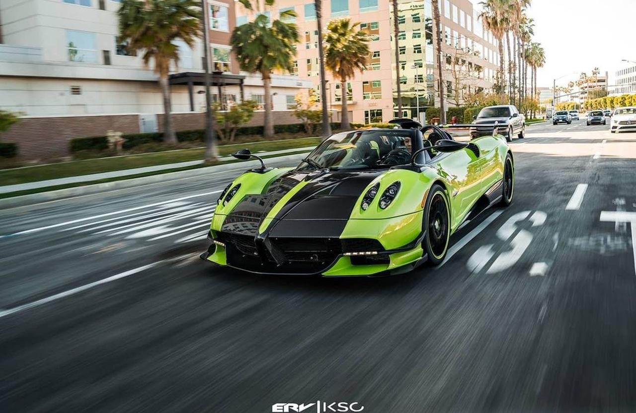 Green-Carbon-Pagani Huayra Roadster BC-US-1