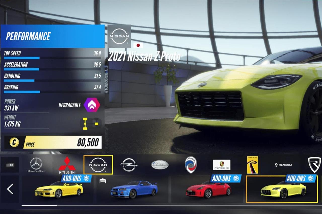 Nissan 400Z Proto Engine Specs leaked-Project Cars 3