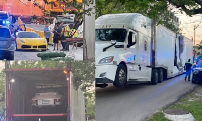 Houston Truck-Train accident-Ferrari SF90-1