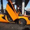 Fire Damaged McLaren 570S-Las Vegas