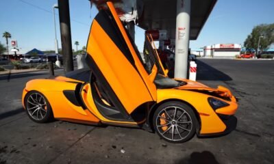 Fire Damaged McLaren 570S-Las Vegas