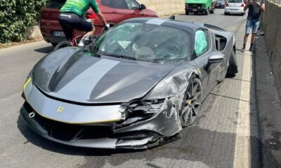 Ferrari SF90 Stradale Assetto Fiorano-crash-Italy-1