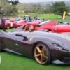 Ferrari Monza vandalized-Pebble Beach