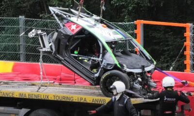 Lamborghini Huracan GT3 Evo-Spa-Crash