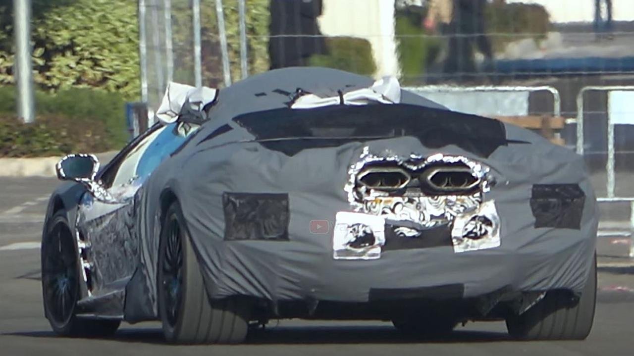 Lamborghini Aventador successor-spy shots-1