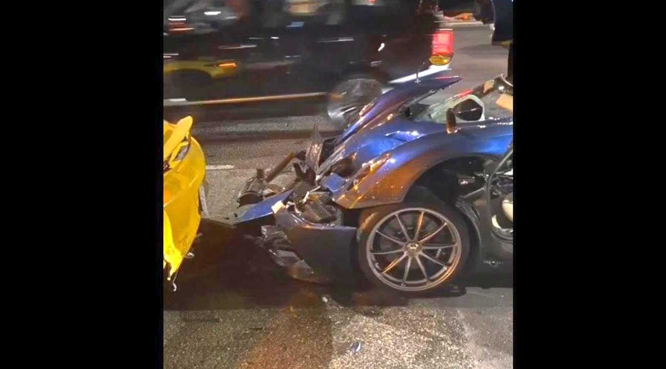 Pagani Huayra Pearl-Crash-Jeddah-Saudi Arabia