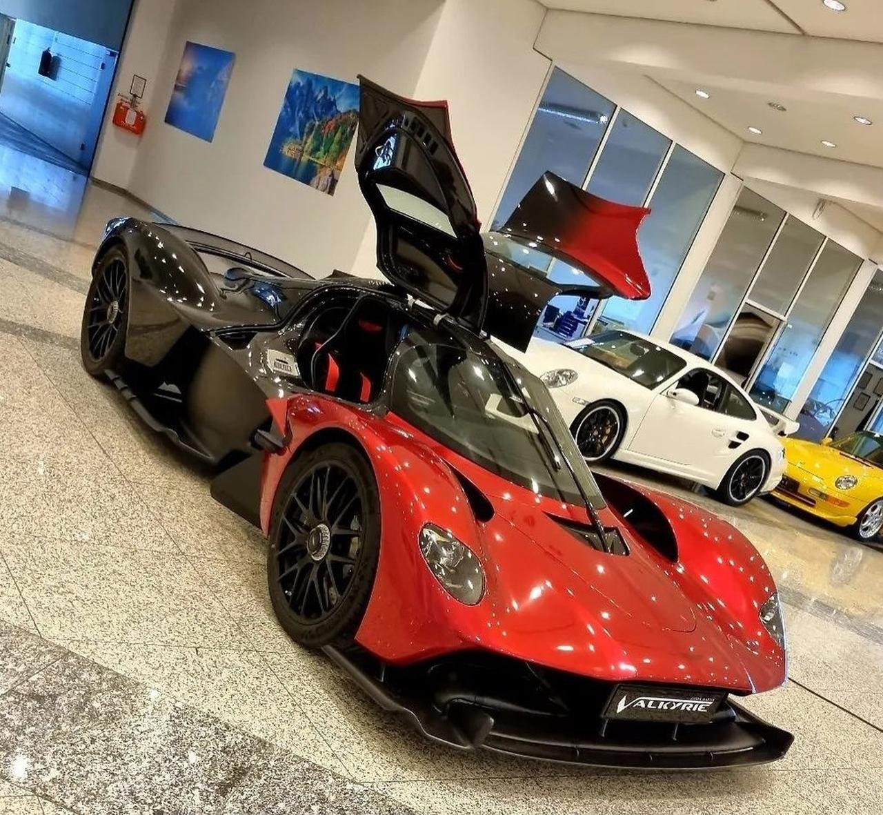 Hyper Red Aston Martin Valkyrie-second customer delivery-1