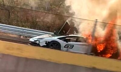 Lamborghini Aventador SVJ-fire-Mexico-2