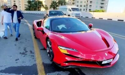 Ferrari SF90 Stradale-crash-Dubai-1