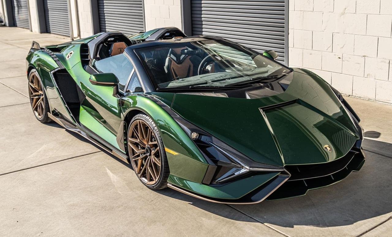 Lamborghini Sian Roadster-Verde Ermes-US-1