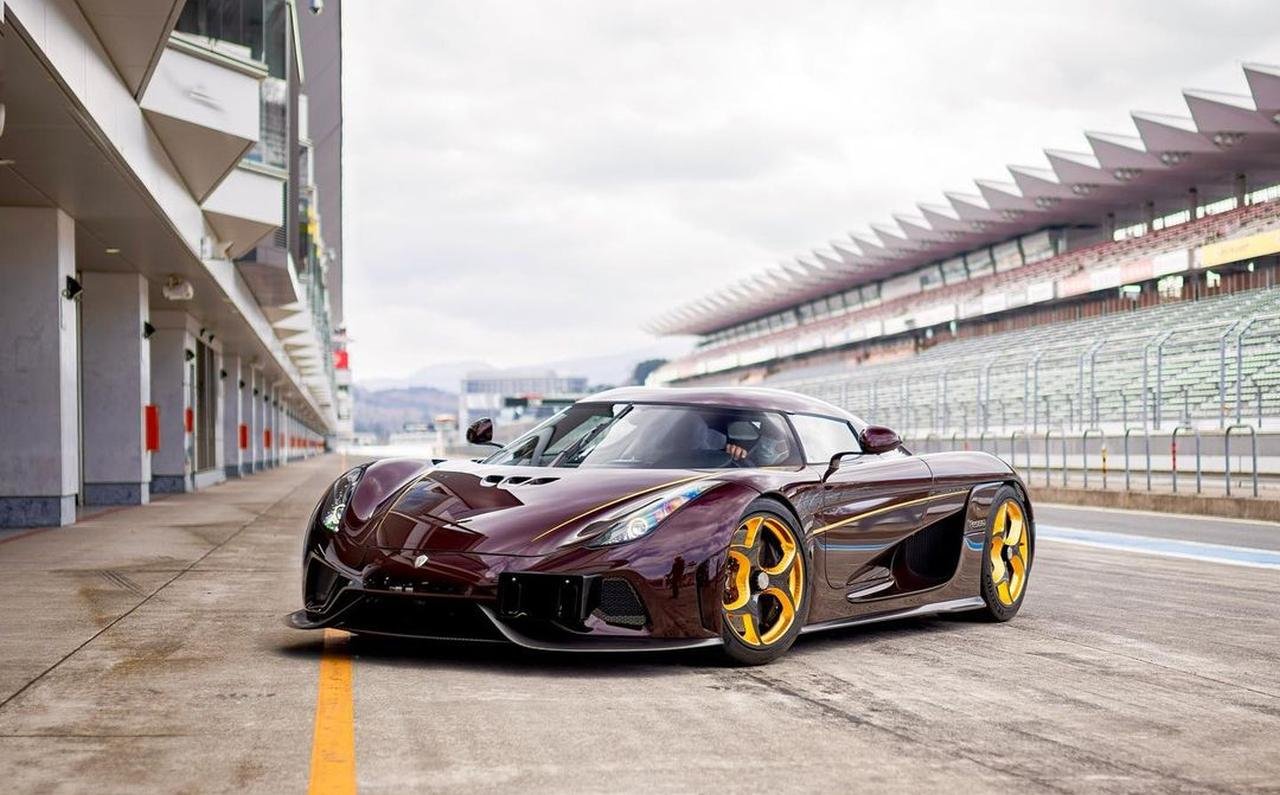 Burgundy Koenigsegg Regera-Japan-kenmsaito-1