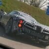 Pagani C10-Huayra successor-prototype-spied-Italy
