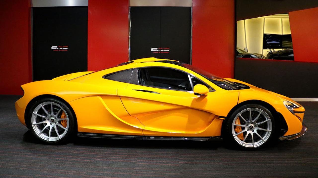 Papaya Orange McLaren P1 for sale-Dubai-2