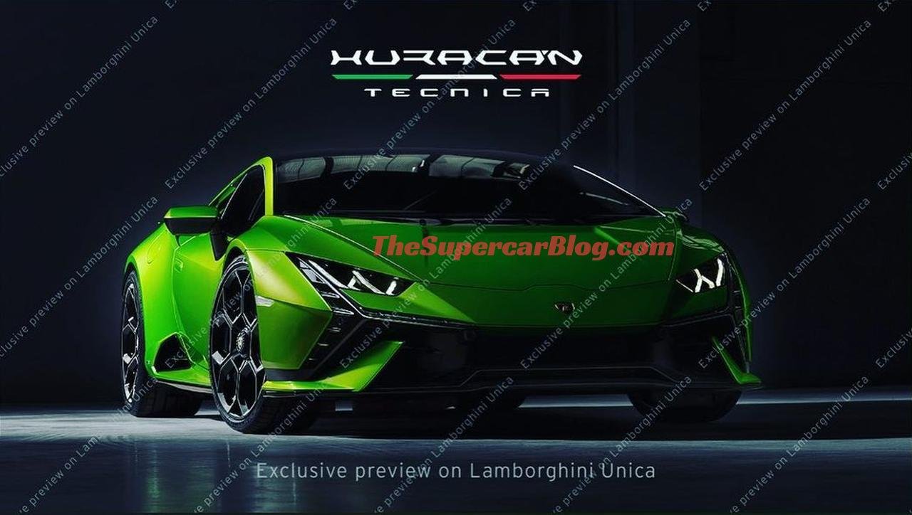Lamborghini Huracan Tecnica-first leaked image-Unica app