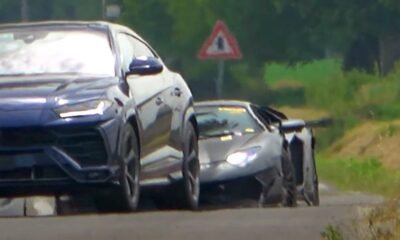 Lamborghini Aventador successor test mule-1