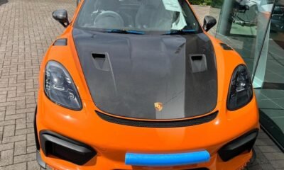Porsche 718 Cayman GT4-Pastel Orange PTS-2