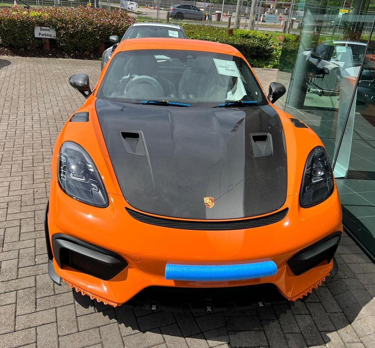 Porsche 718 Cayman GT4-Pastel Orange PTS-2