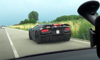 Lamborghini Aventador successor test mule-1