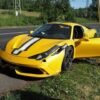 Ferrari 458 Speciale Aperta-Yellow-Czech-crash-3