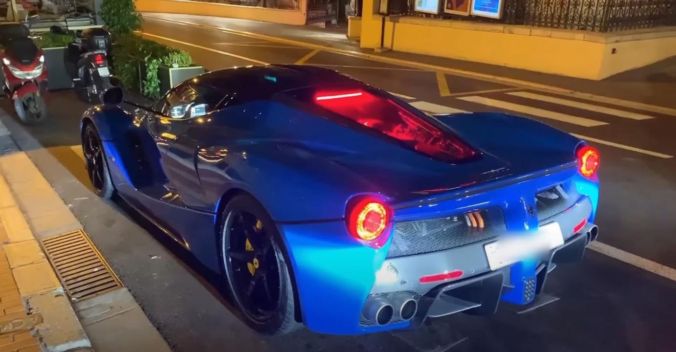 Blue LaFerrari-Crash-Monaco