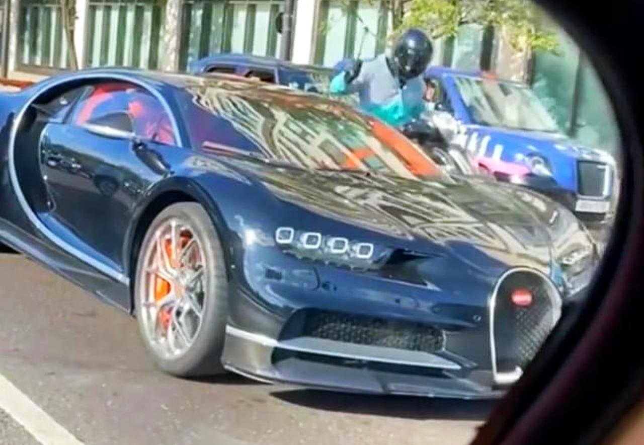 Bugatti Chiron robbery-London