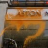 Aston Martin-London-Anti-oil protest