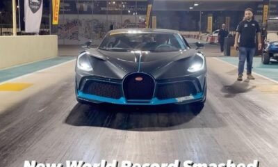 Bugatti Divo quarter-mile world record-Yas Marina