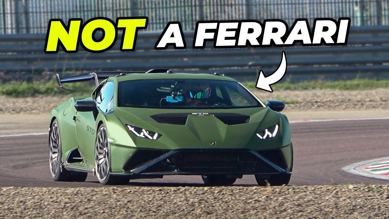 Huracan STO at Ferrari Fiorano test track