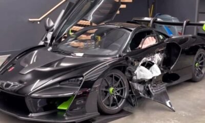 McLaren Senna-crash-The Hamilton Collection