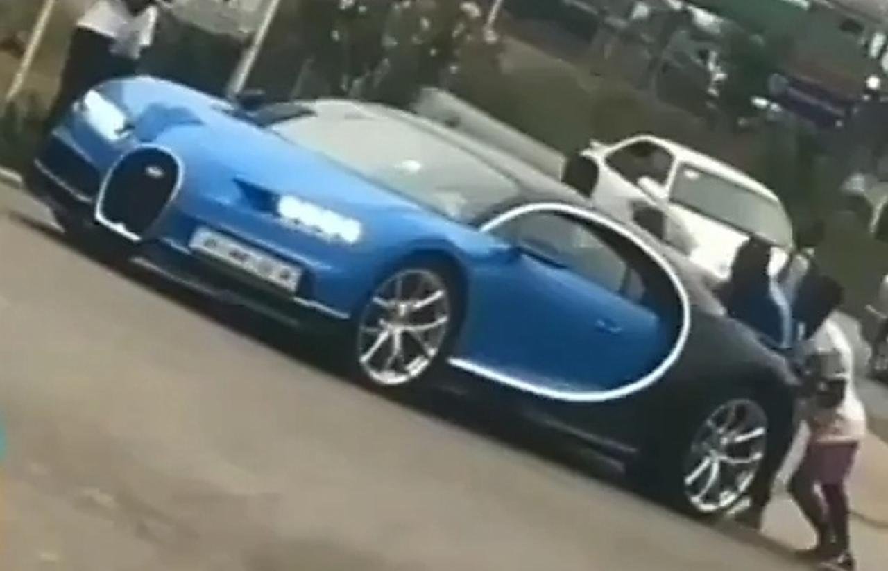 Bugatti Chiron-breakdown-push-Ghana