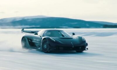Koenigsegg Jesko Attack-frozen lake