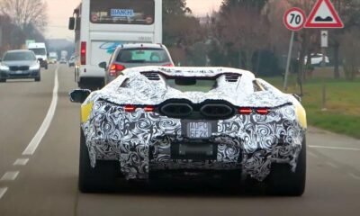 Lamborghini Aventador successor LB744-spy-shots-1