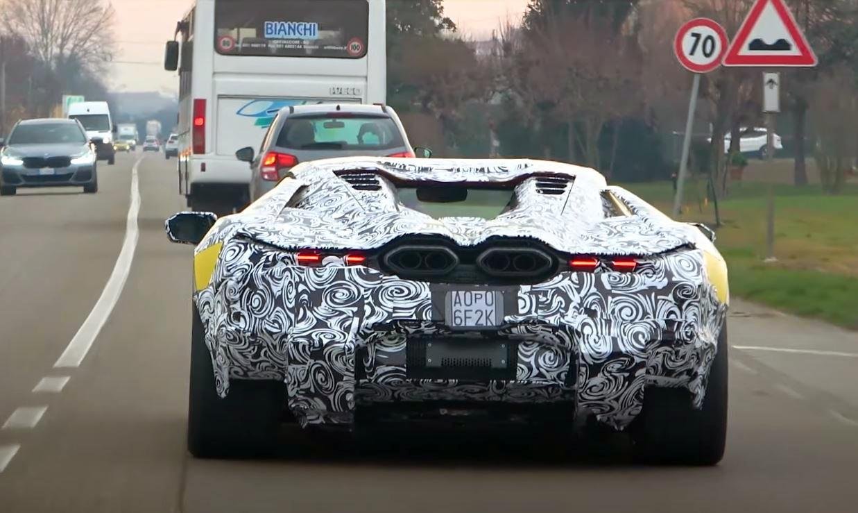 Lamborghini Aventador successor LB744-spy-shots-1