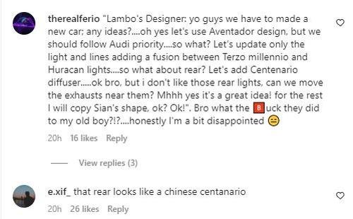 Lamborghini Aventador successor-leaked-image-reaction