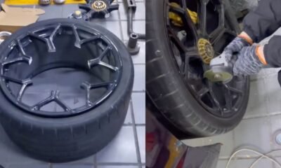 Lamborghini Aventador Centre-lock wheel failure