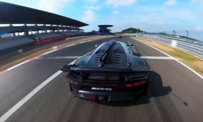 Mercedes-AMG One hypercar-Insta360-cam video