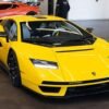Yellow Lamborghini Countach LPI800-4-Houston-1