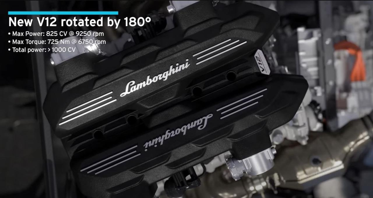 Lamborghini Aventador successor-LB744-powertrain-2