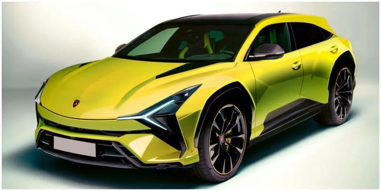 2029 Lamborghini Urus EV-rendering