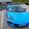 Chevrolet Corvette Stingray C8 speed run on Autobahn