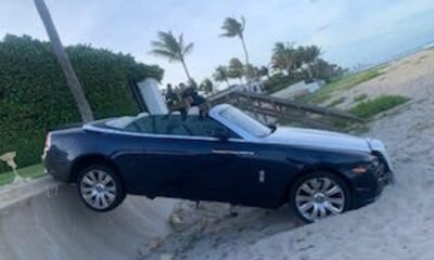 Rolls-Royce Dawn crash