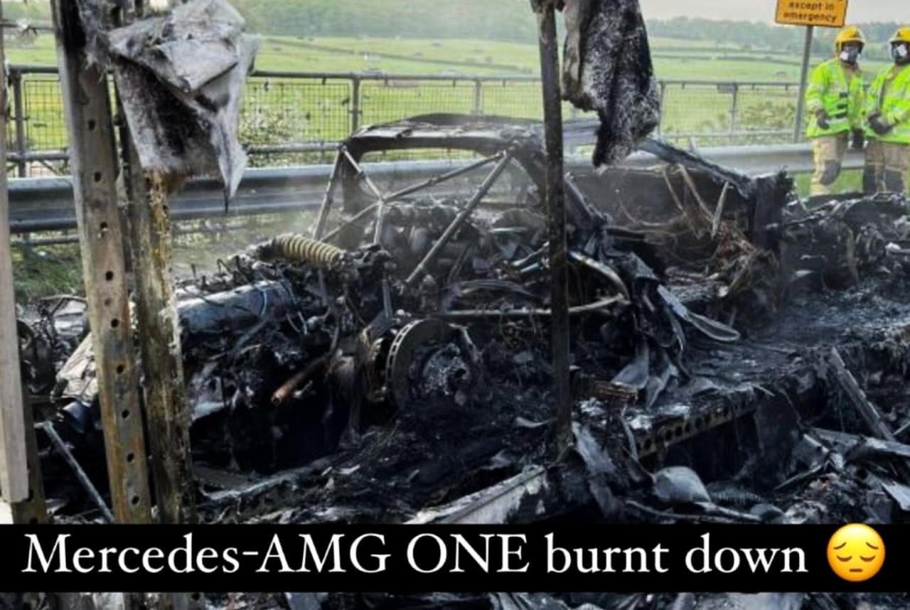 Gercollectors Mercedes-AMG One fire accident