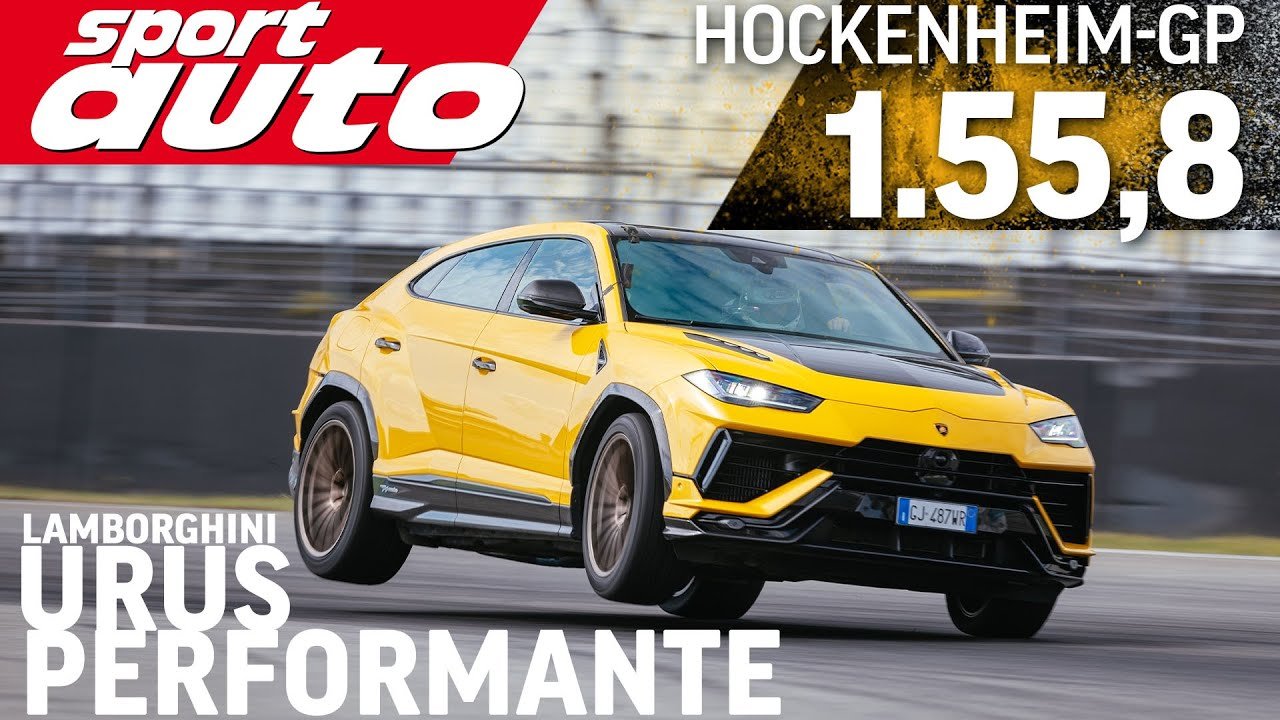 Lamborghini Urus Performante-Hockenheim lap time