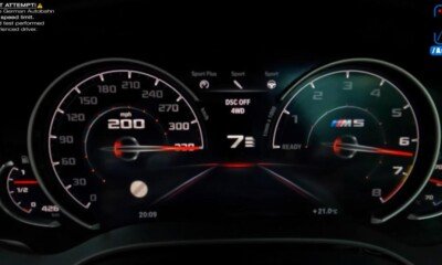 BMW M5 MRVanos-top-speed run