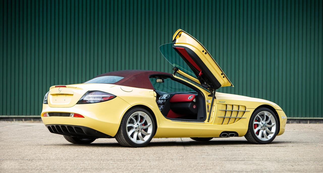 McLaren SLR Roadster-Yellow-for-sale-Bonhams-Goodwood-2
