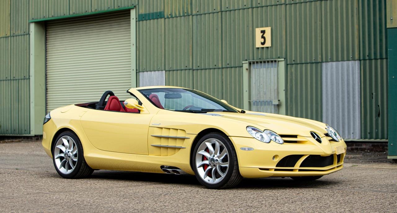 McLaren SLR Roadster-Yellow-for-sale-Bonhams-Goodwood-3