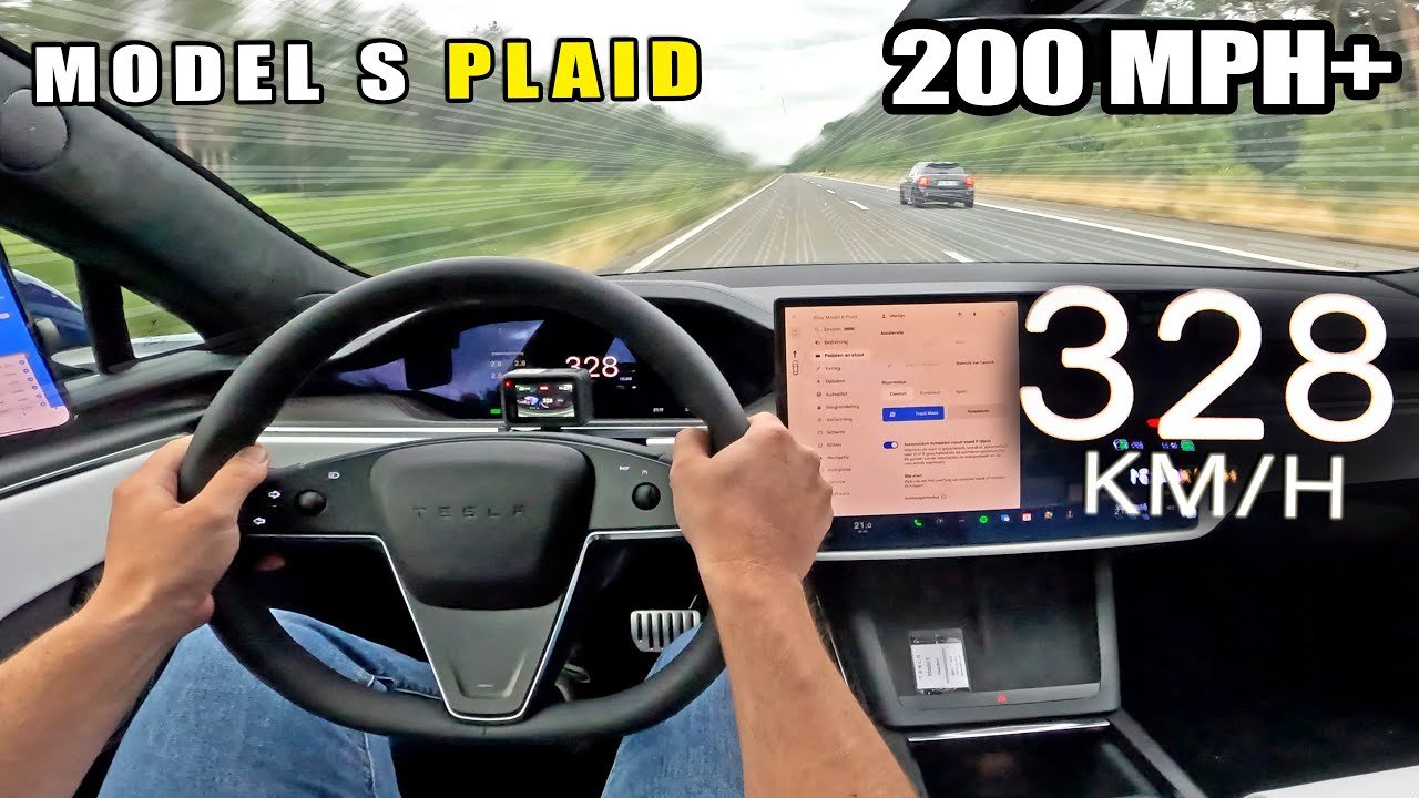 Tesla Model S Plaid top speed Autobahn-2